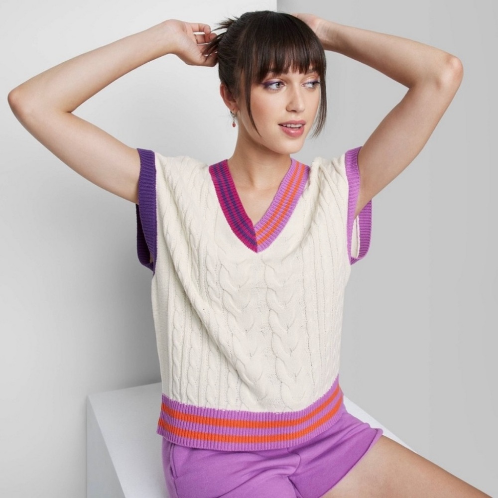 Oversized Sweater Vest